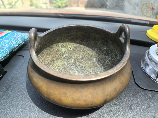 古玩銅器銅沖天耳爐真品鑒賞圖