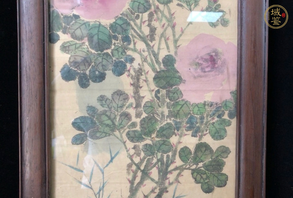 古玩字畫項文彥款花鳥真品鑒賞圖