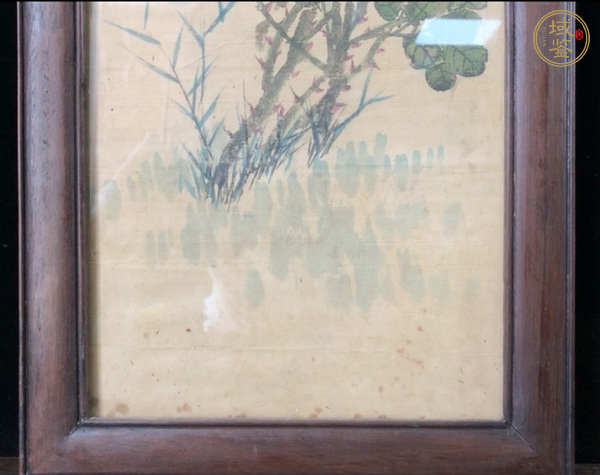 古玩字畫項文彥款花鳥真品鑒賞圖