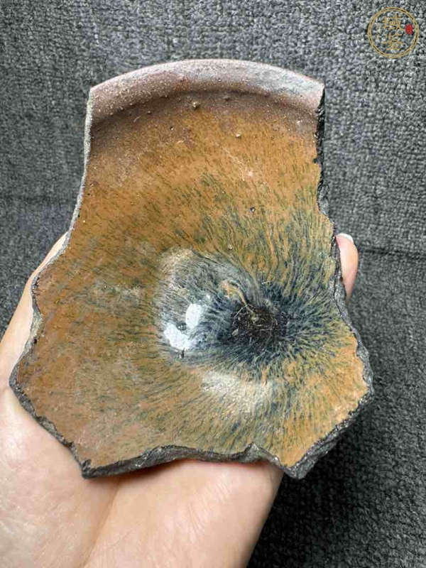 古玩建窯兔毫盞標(biāo)本真品鑒賞圖