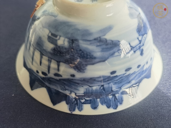 古玩陶瓷青花杯真品鑒賞圖