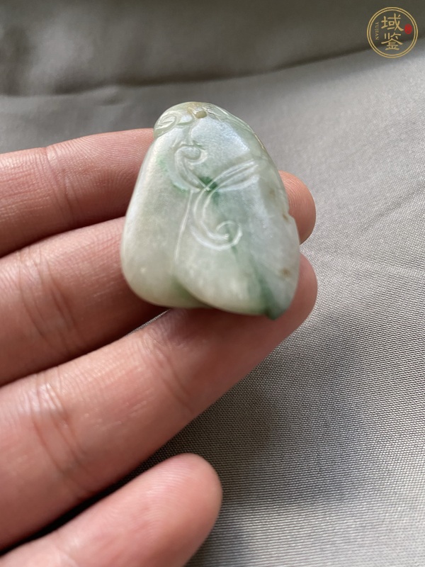 古玩玉器翡翠雕“瓜果墜”真品鑒賞圖