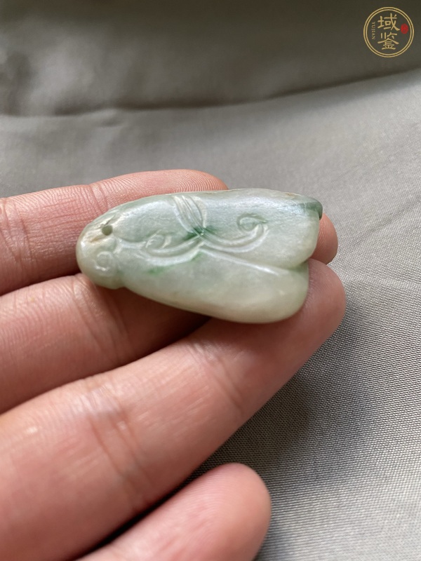 古玩玉器翡翠雕“瓜果墜”真品鑒賞圖
