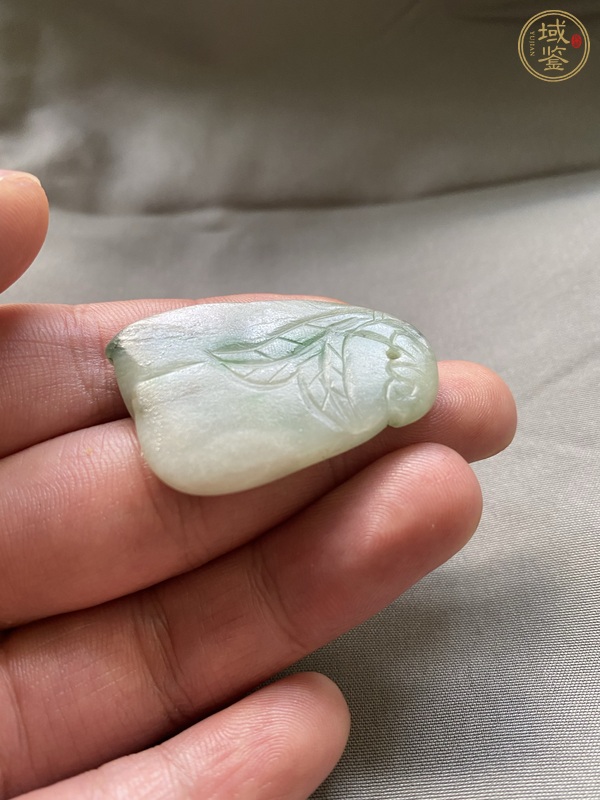 古玩玉器翡翠雕“瓜果墜”真品鑒賞圖