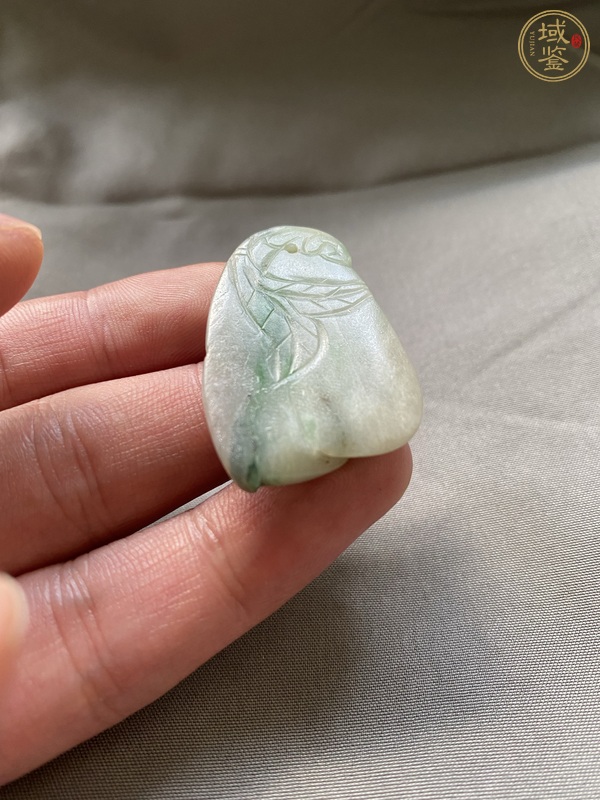 古玩玉器翡翠雕“瓜果墜”真品鑒賞圖