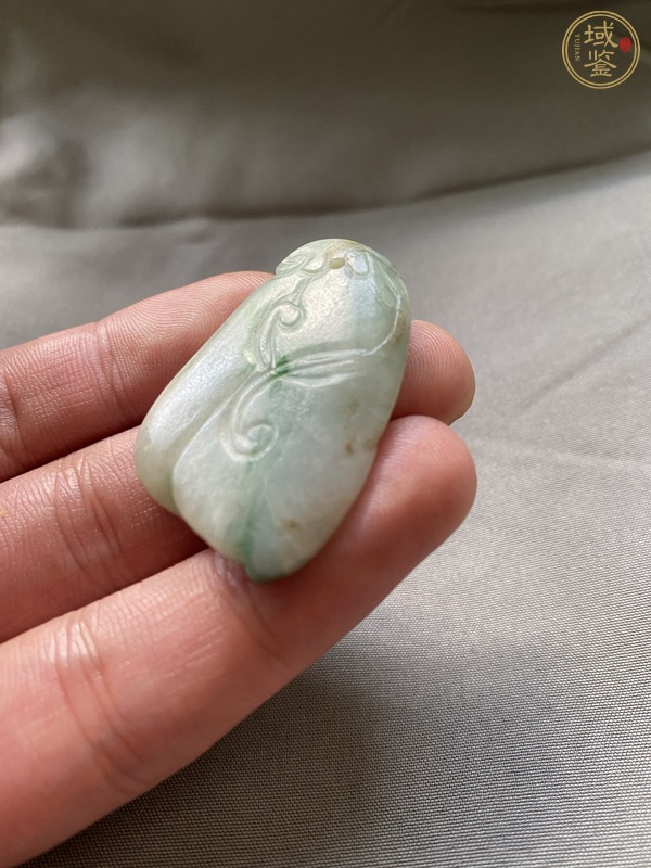 古玩玉器翡翠雕“瓜果墜”真品鑒賞圖