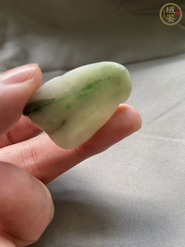 古玩玉器翡翠雕“瓜果墜”真品鑒賞圖