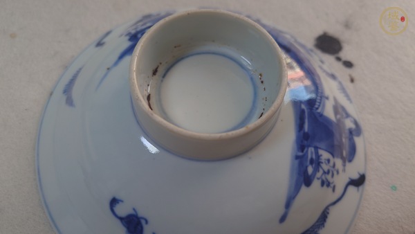 古玩陶瓷青花福祿壽三星人物紋碗真品鑒賞圖