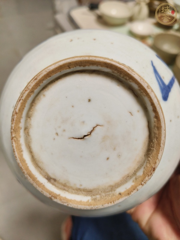 古玩陶瓷吉語紋青花香爐真品鑒賞圖