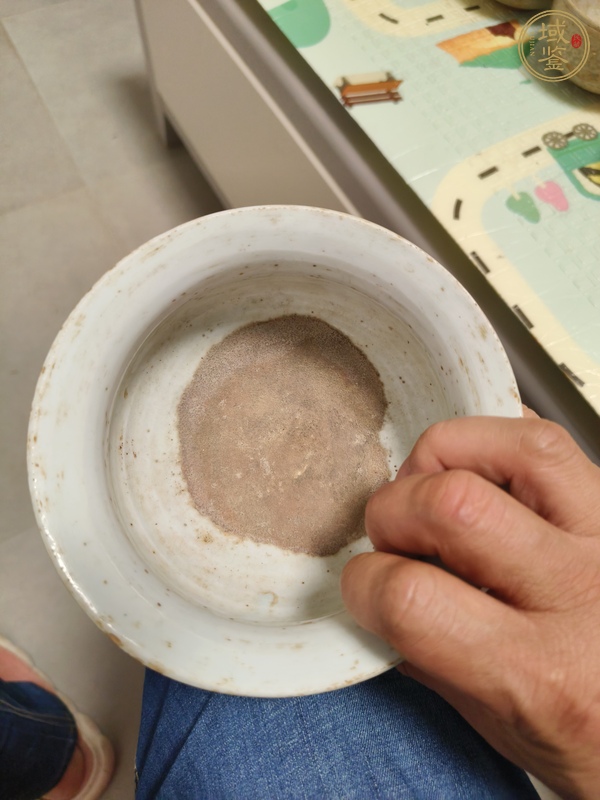 古玩陶瓷吉語紋青花香爐真品鑒賞圖
