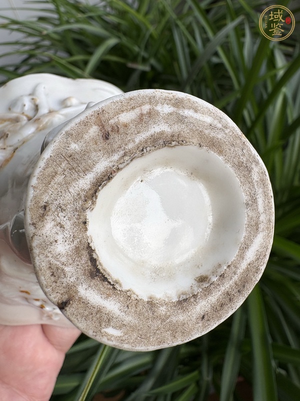 古玩陶瓷鶴鹿同春杯真品鑒賞圖