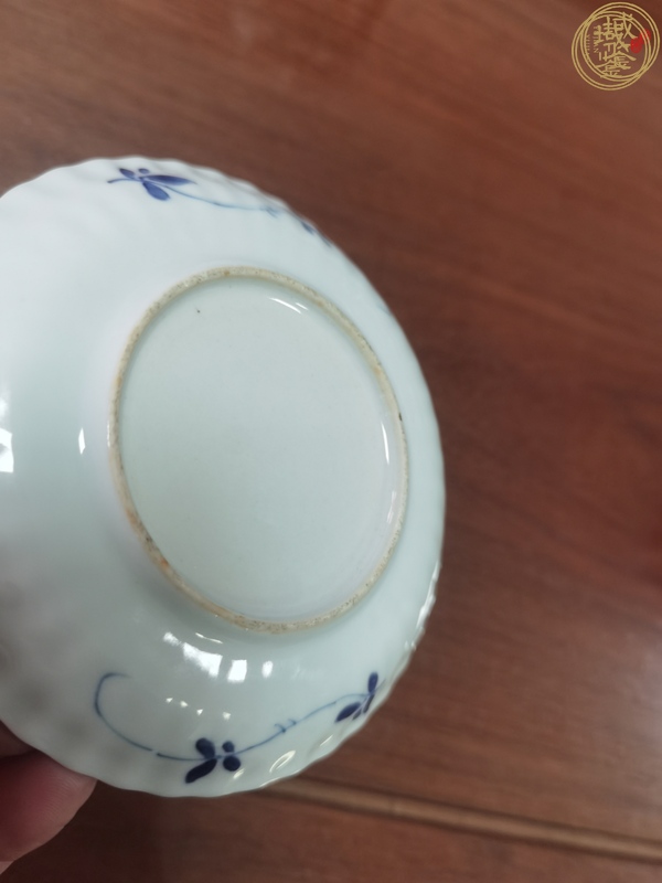 古玩陶瓷青花杯碟，模糊，偏老真品鑒賞圖