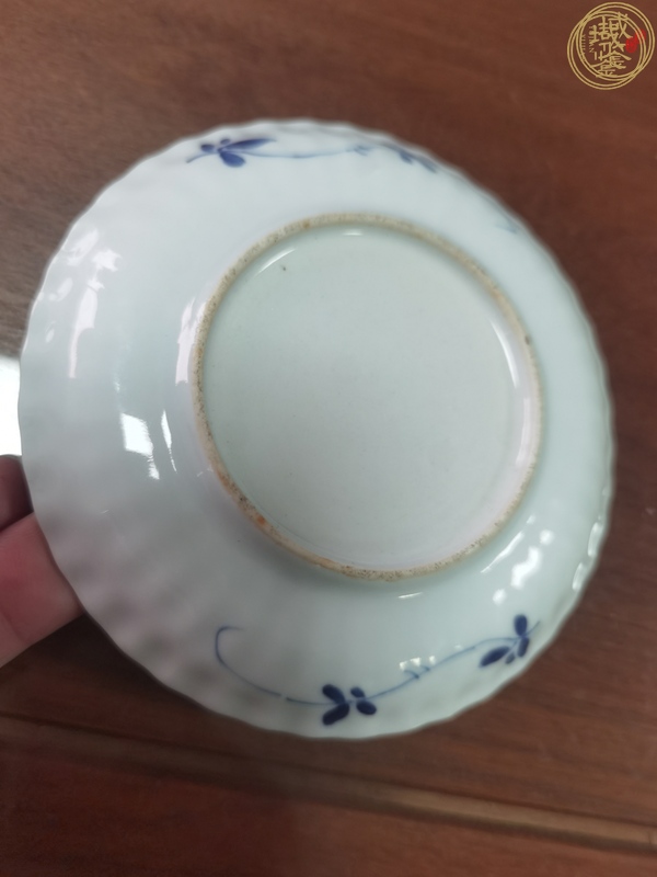 古玩陶瓷青花杯碟，模糊，偏老真品鑒賞圖