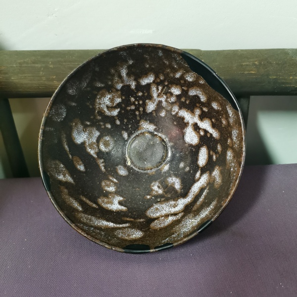古玩陶瓷宋代吉州窯**釉盞拍賣，當(dāng)前價格300元