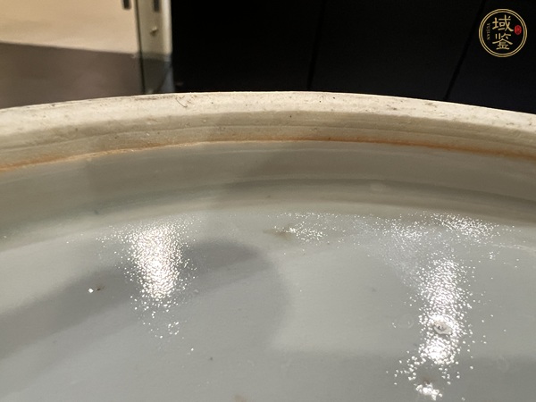 古玩陶瓷青花云獅紋大碗真品鑒賞圖
