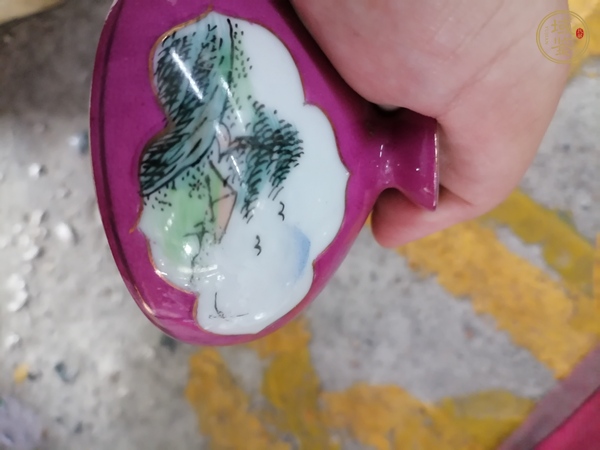 古玩陶瓷蓋盅真品鑒賞圖