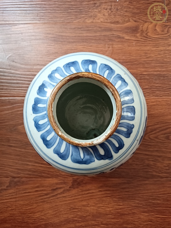 古玩陶瓷青花罐真品鑒賞圖