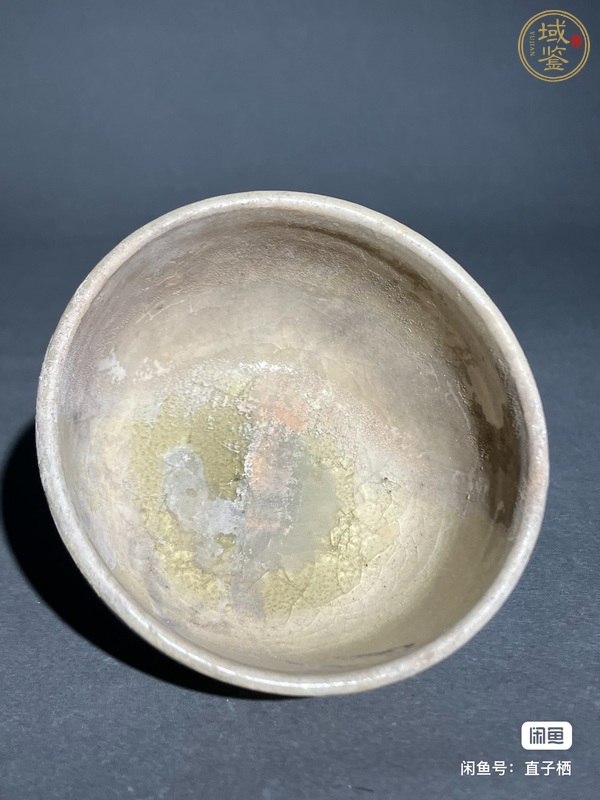 古玩陶瓷唐代青釉餅足杯真品鑒賞圖
