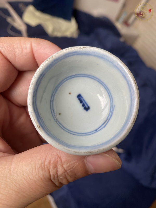 古玩雍正青花壽字杯真品鑒賞圖
