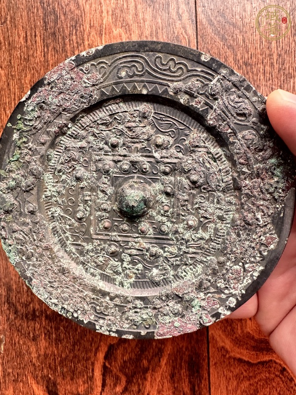 古玩銅器銅鏡真品鑒賞圖