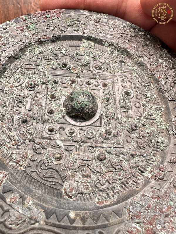 古玩銅器銅鏡真品鑒賞圖