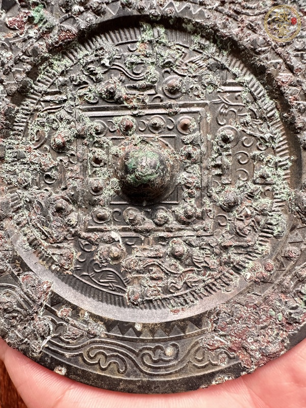 古玩銅器銅鏡真品鑒賞圖