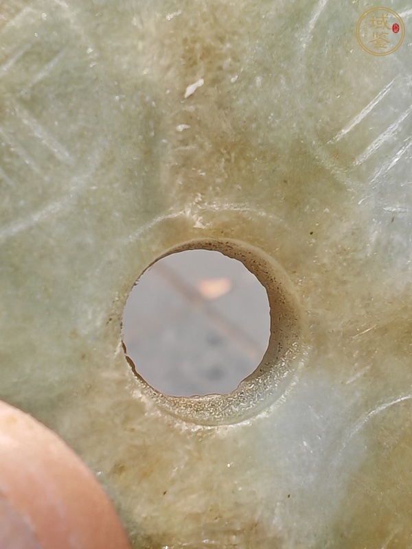 古玩玉器天然翡翠璧型件真品鑒賞圖