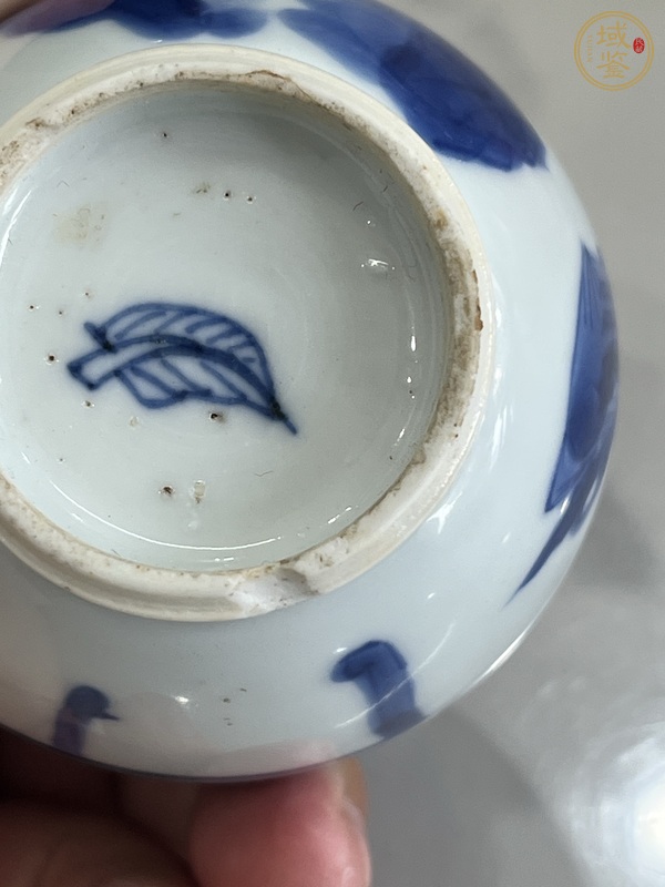 古玩陶瓷青花人物故事小罐真品鑒賞圖