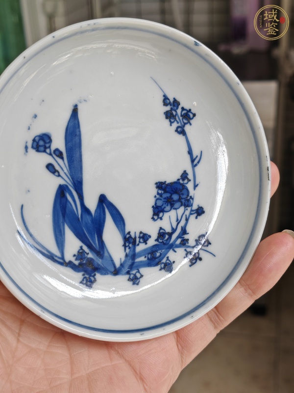 古玩陶瓷民國(guó)青花盤(pán)真品鑒賞圖