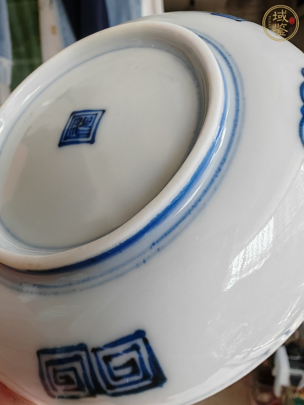 古玩陶瓷民國(guó)青花盤(pán)真品鑒賞圖