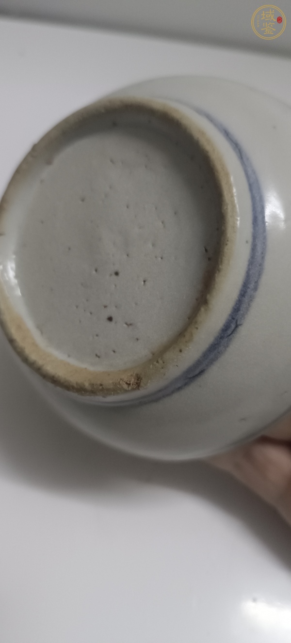 古玩陶瓷麒麟送子粉彩印泥盒真品鑒賞圖