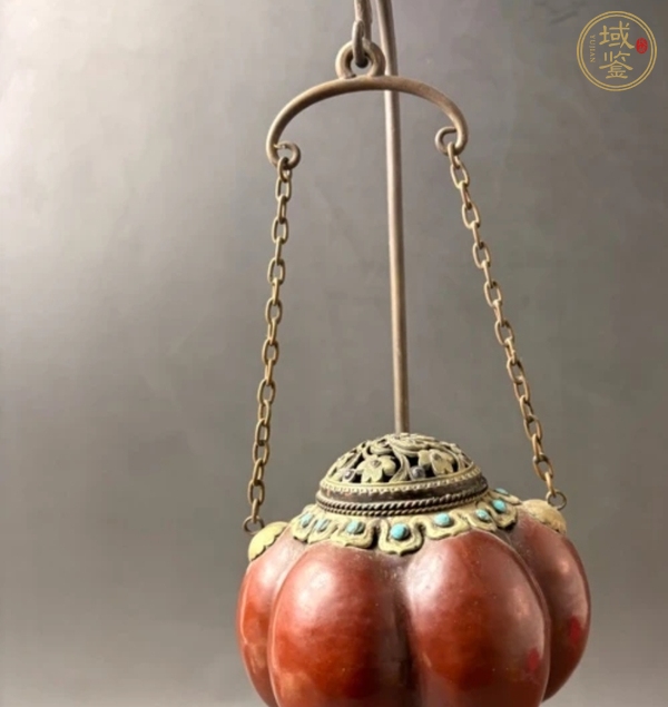 古玩銅器蟈蟈籠真品鑒賞圖