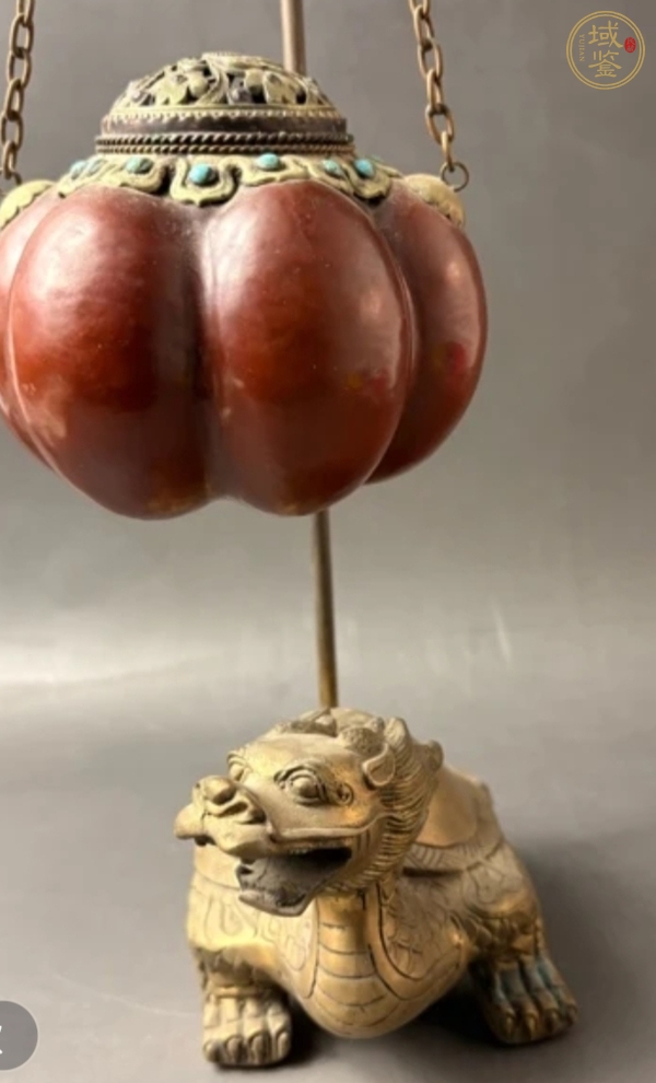 古玩銅器蟈蟈籠真品鑒賞圖