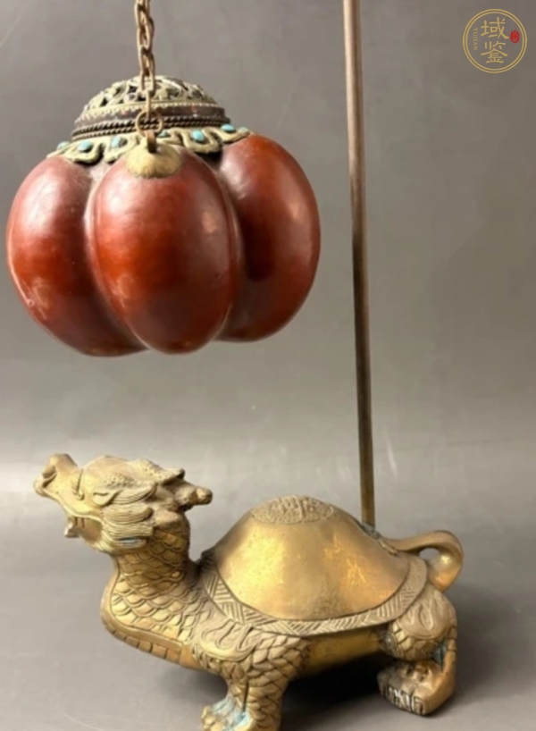 古玩銅器蟈蟈籠真品鑒賞圖