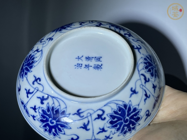 古玩陶瓷青花盤真品鑒賞圖