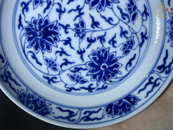 古玩陶瓷青花盤真品鑒賞圖