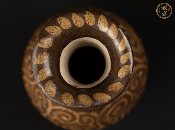 古玩陶瓷吉州窯瓶真品鑒賞圖