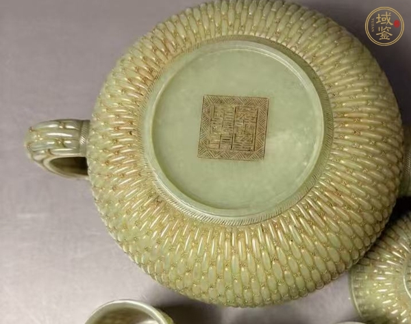 古玩玉器和田玉雕“茶具”真品鑒賞圖