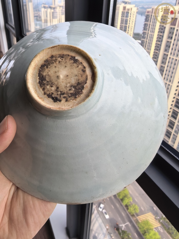 古玩陶瓷宋代湖田窯青白瓷刻娃娃紋碗真品鑒賞圖