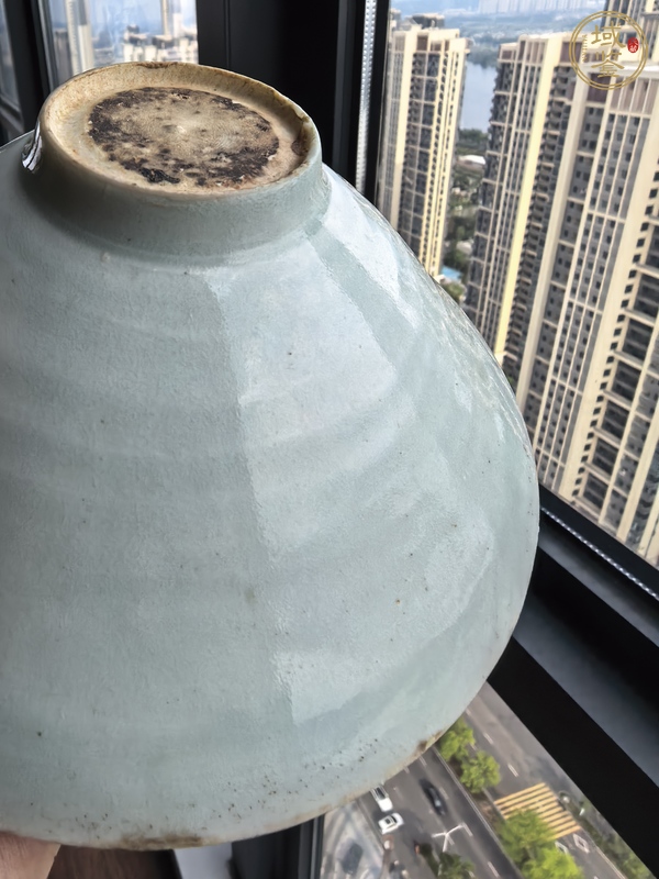 古玩陶瓷宋代湖田窯青白瓷刻娃娃紋碗真品鑒賞圖