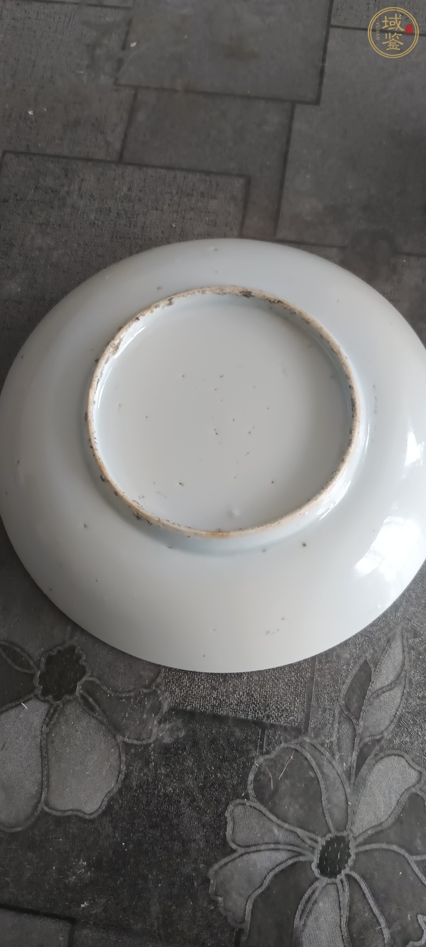 古玩陶瓷三星高照圖粉彩盤真品鑒賞圖