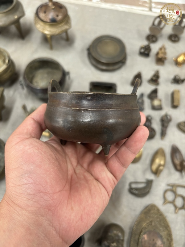 古玩銅器沖天耳爐真品鑒賞圖