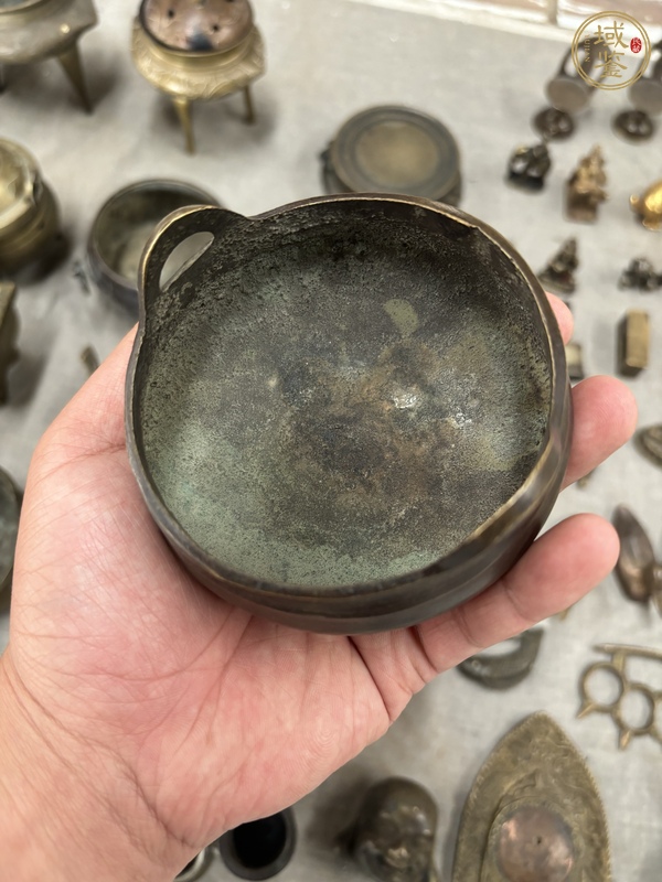 古玩銅器沖天耳爐真品鑒賞圖