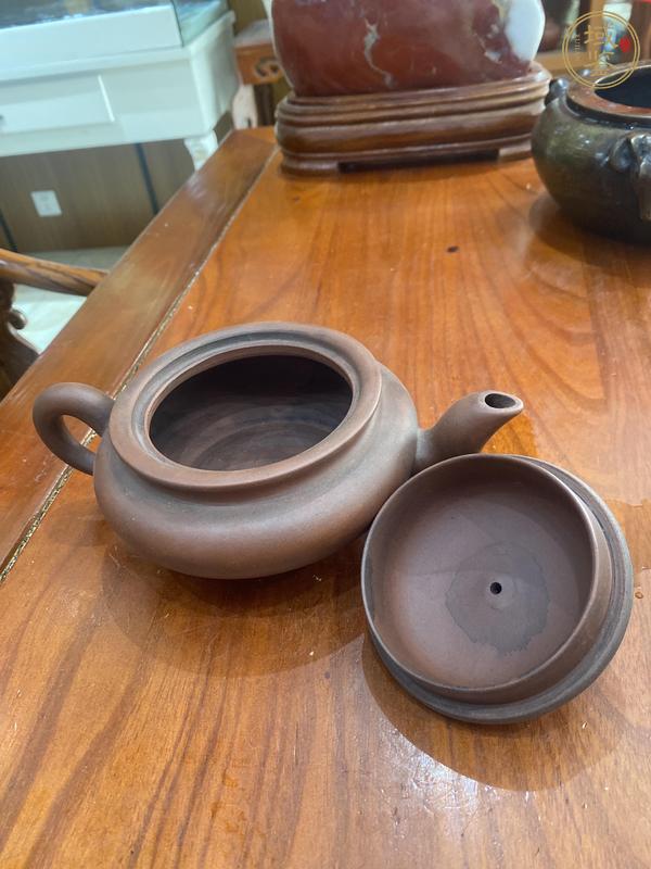 古玩雜項扁鼓壺真品鑒賞圖