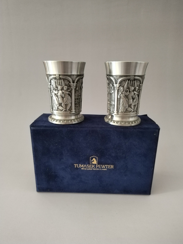 古玩轉(zhuǎn)賣（輕奢高檔茶具）錫茶杯拍賣，當前價格0元