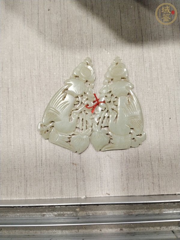 古玩和田玉雕“花鳥佩”真品鑒賞圖