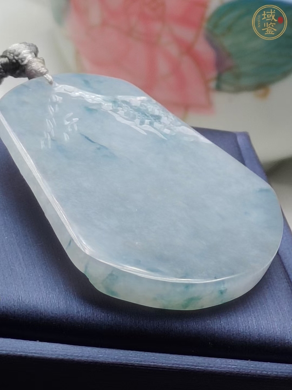 古玩玉器天然翡翠掛牌真品鑒賞圖