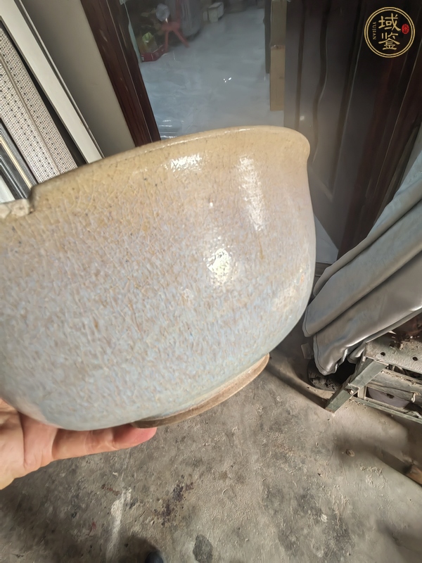古玩陶瓷鈞釉大碗真品鑒賞圖