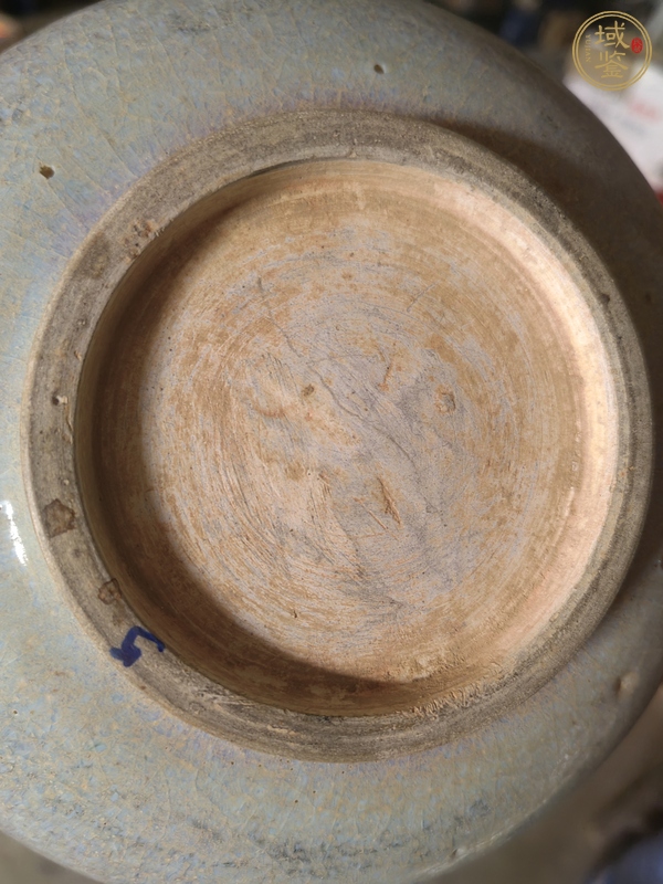 古玩陶瓷鈞釉大碗真品鑒賞圖