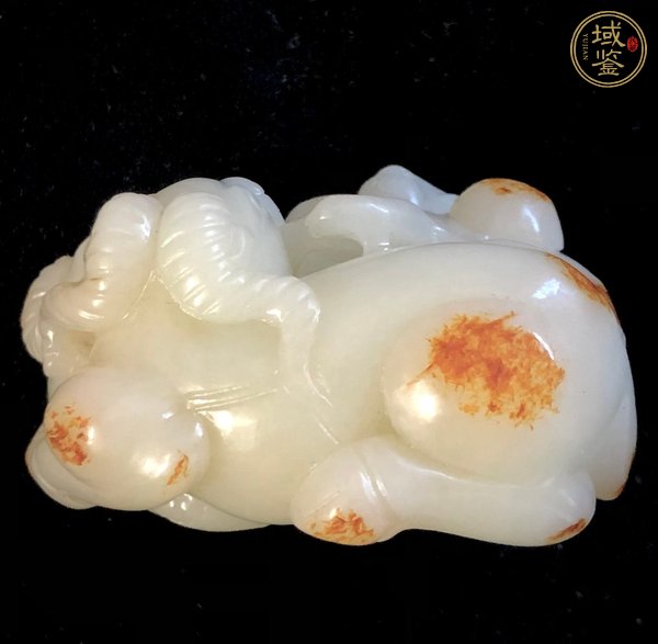 古玩玉器和田玉雕“三陽開泰”擺件真品鑒賞圖